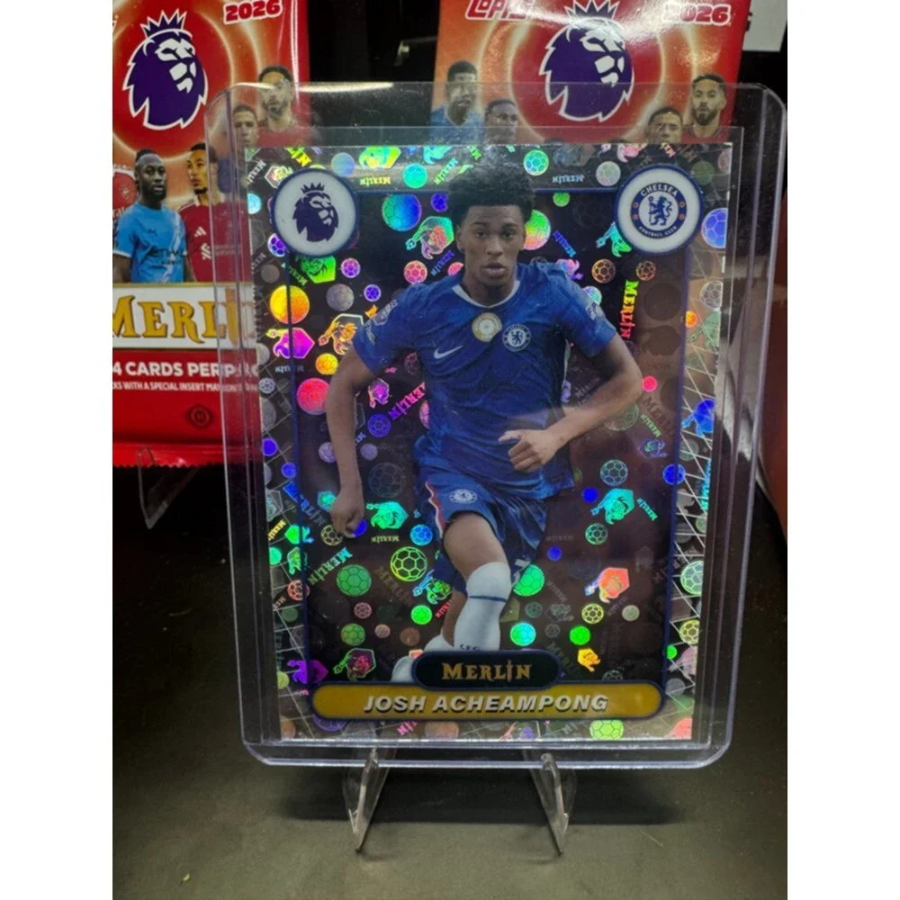 2026 Topps True Merlin Premier League #68 Josh Acheampong, Chelsea